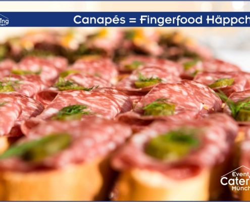 Canapés Fingerfood Häppchen von Catering Landshut