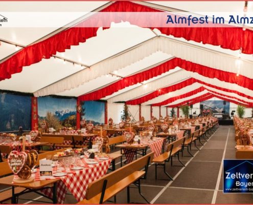Almfest im Almzelt von Zeltverleih Landshut