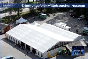 Eröffnungsfeier im Zelt Zeltverleih Landshut