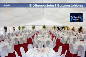 Eröffnungsfeier im Zelt Zeltverleih Landshut