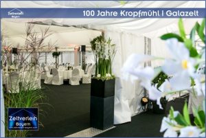 Gala 100 Jahre Kropfmühl Zeltverleih Landshut