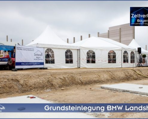 Grundsteinlegung BMW Zeltverleih Landshut