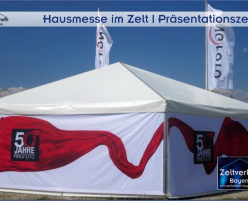 Hausmesse im Zelt Zeltverleih Landshut