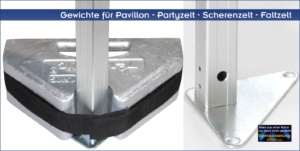 15 kg Gewicht für Faltzelt-Pavillon
