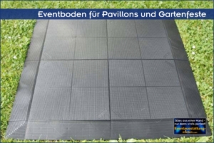 Eventboden für Pavillons und Gartenfeste